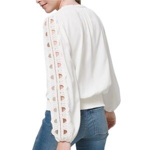 White House Black Market Lace Long Sleeve